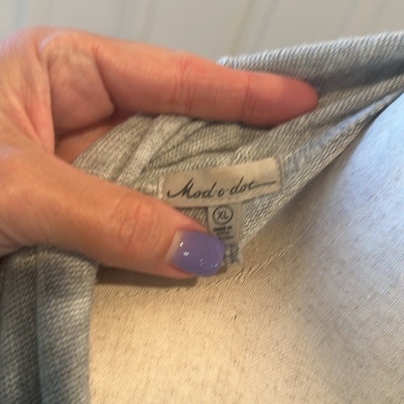 Long Gray Cardigan with Pockets XL - Picture 3 of 4